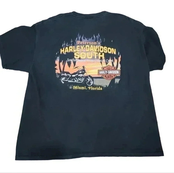 HARLEY Davidson Miami Florida tee. Size 2xl - Picture 3 of 6